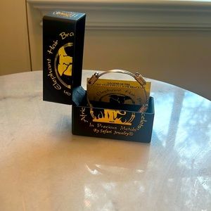 Classic Two-Tone Elephant Hair Adjustable Bracelet